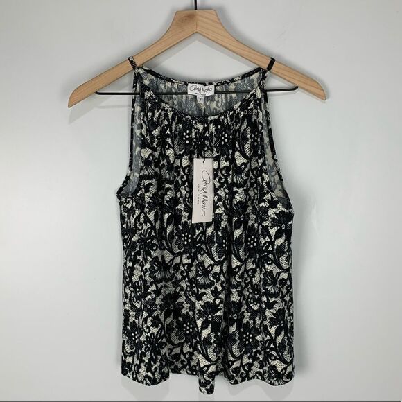Amy Matto Pattern Tank Top S - Picture 1 of 6